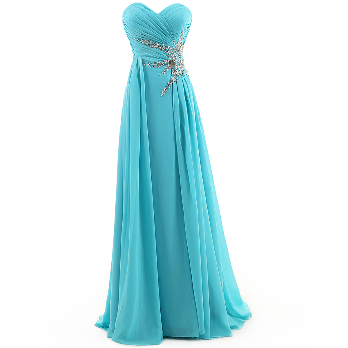 Long Prom Dress, Evening Dress,A Line Dress,Long Chiffon Dress